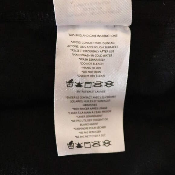 Lole Women's Black Sz 8 One Piece Straps Minimalist Scoop Neck Swim Bathing Suit - Picture 11 of 12